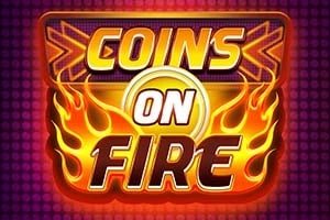 Coins on Fire Game Logo