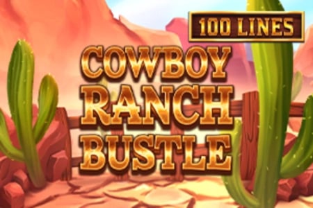 Cowboy Ranch Bustle Game Logo