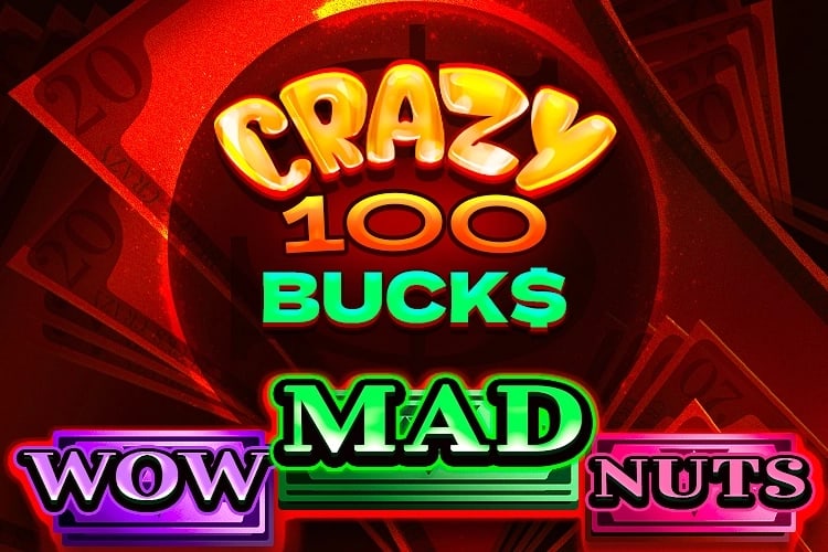 Crazy 100 Bucks Game Logo