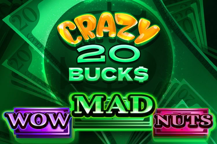 Crazy 20 Bucks Game Logo