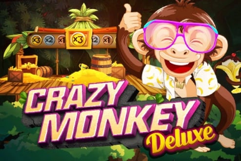Crazy Monkey Deluxe Game Logo