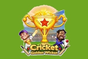 Cricket Golden Wicket Game Logo
