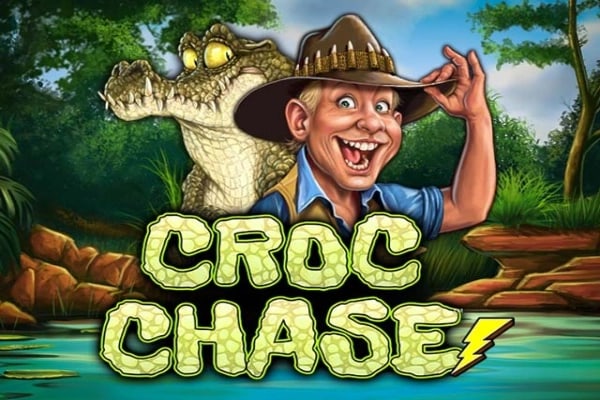Croc Chase by Lightning Box Game Logo