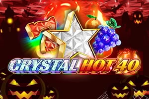 Crystal Hot 40 Halloween Game Logo