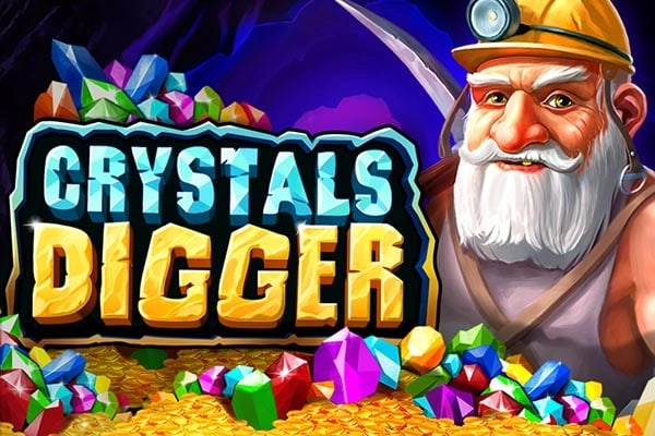 Crystals Digger Game Logo