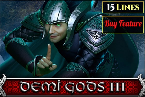 Demi Gods III – 15 Lines Edition Game Logo