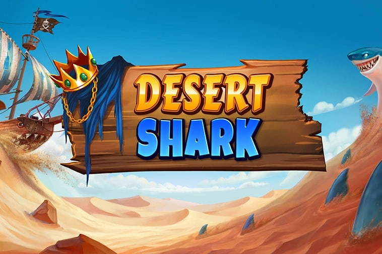 Desert Shark Game Logo