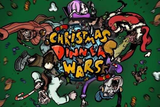 Christmas Dinner Wars Game Logo