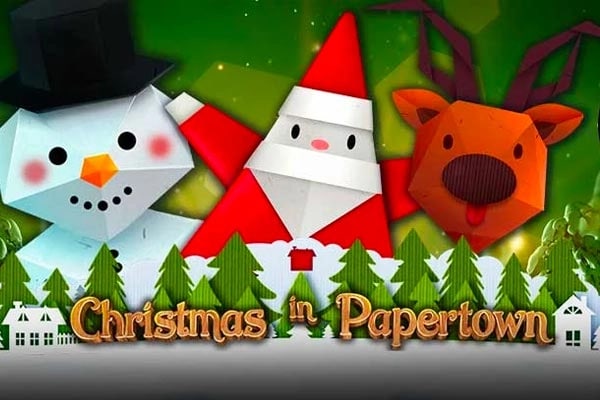 Christmas in Papertown Game Logo
