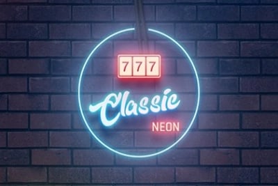 Classic Neon Game Logo