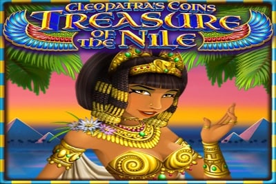 Cleopatra's Coins Treasure of the Nile Game Logo