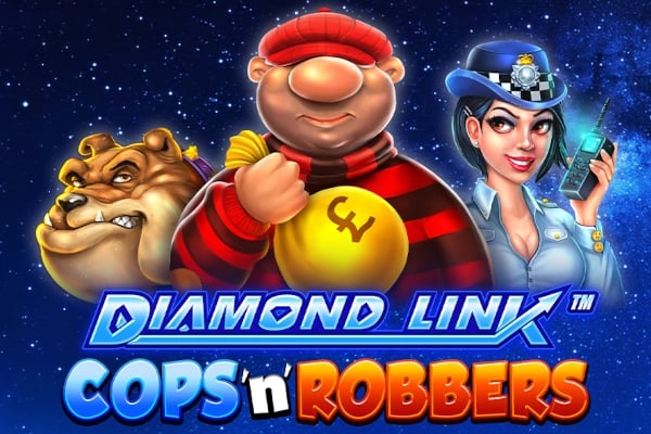 Diamond Link Cops 'n' Robbers Game Logo