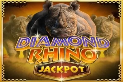 Diamond Rhino Jackpot Game Logo