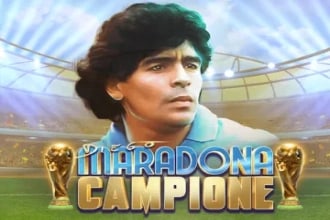 Diego Maradona Campione Game Logo