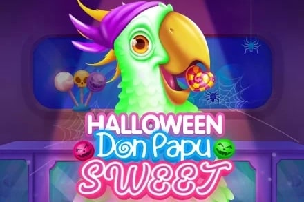 Don Papu Sweet Halloween Game Logo