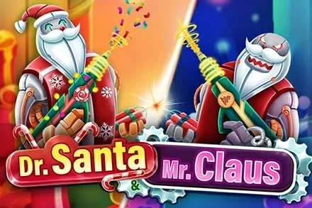 Dr. Santa &amp; Mr. Claus Game Logo