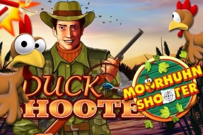Duck Shooter Crazy Chicken Shooter Game Logo