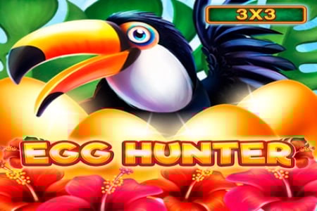 Egg Hunter 3x3 Game Logo