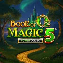 Book of Oz Magic 5 POWER COMBO Game Logo
