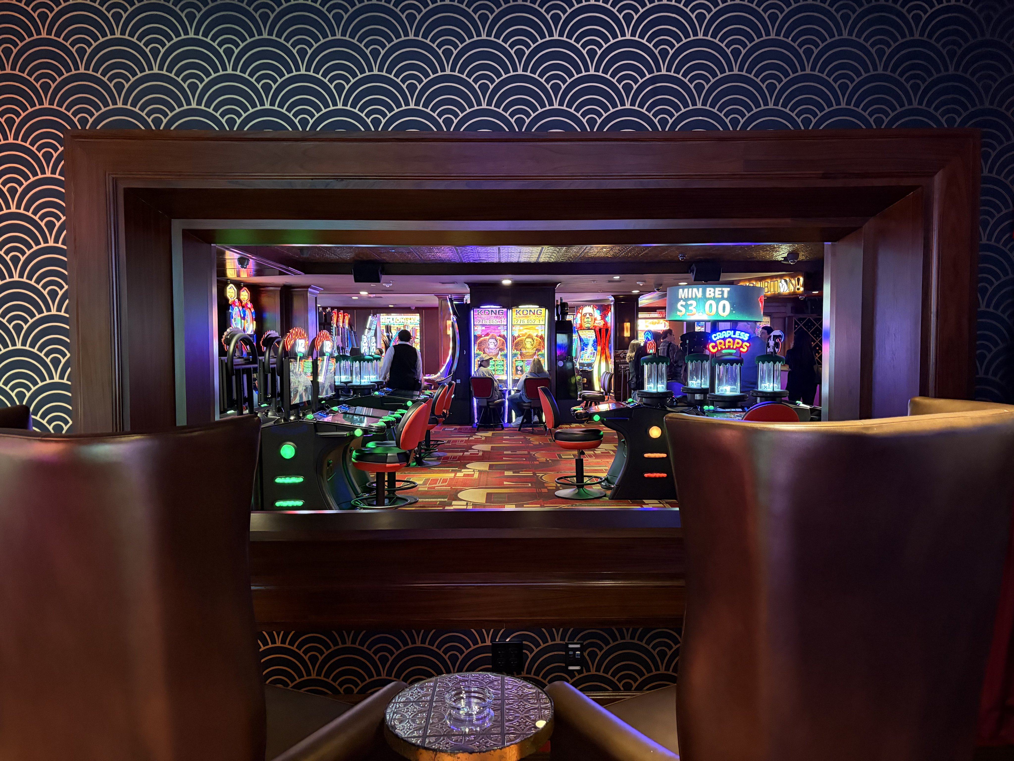 View from the Golden Gate Casino seating area.