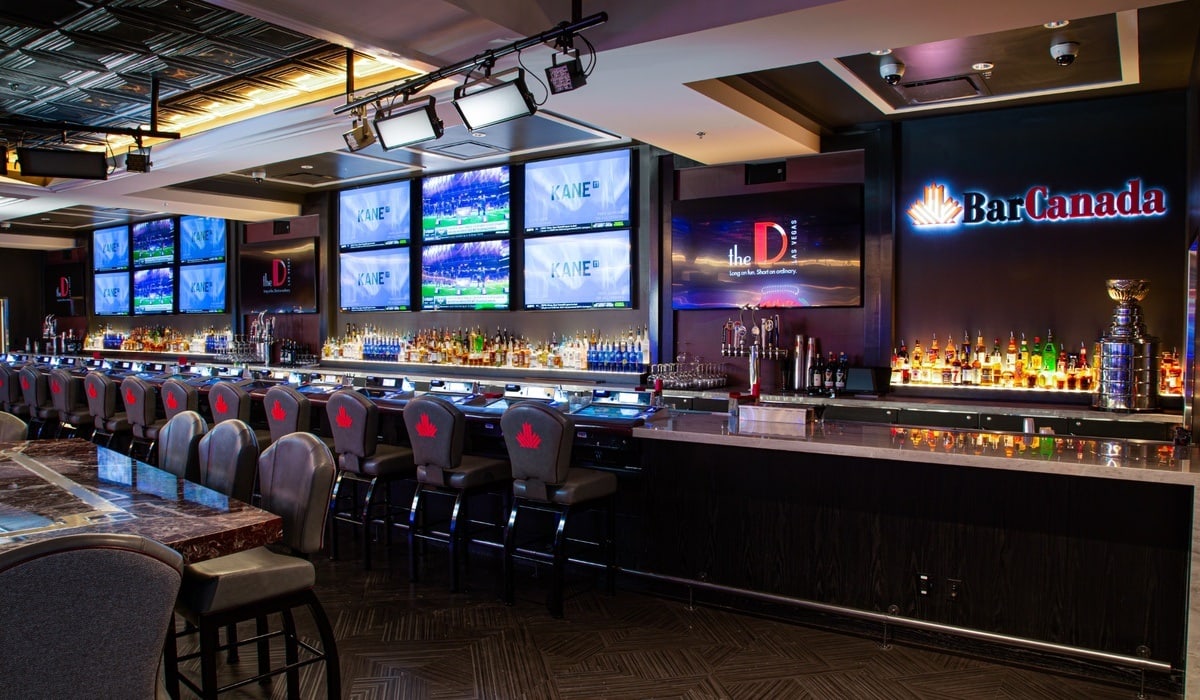 The interior of Bar Canada, downtown Las Vegas