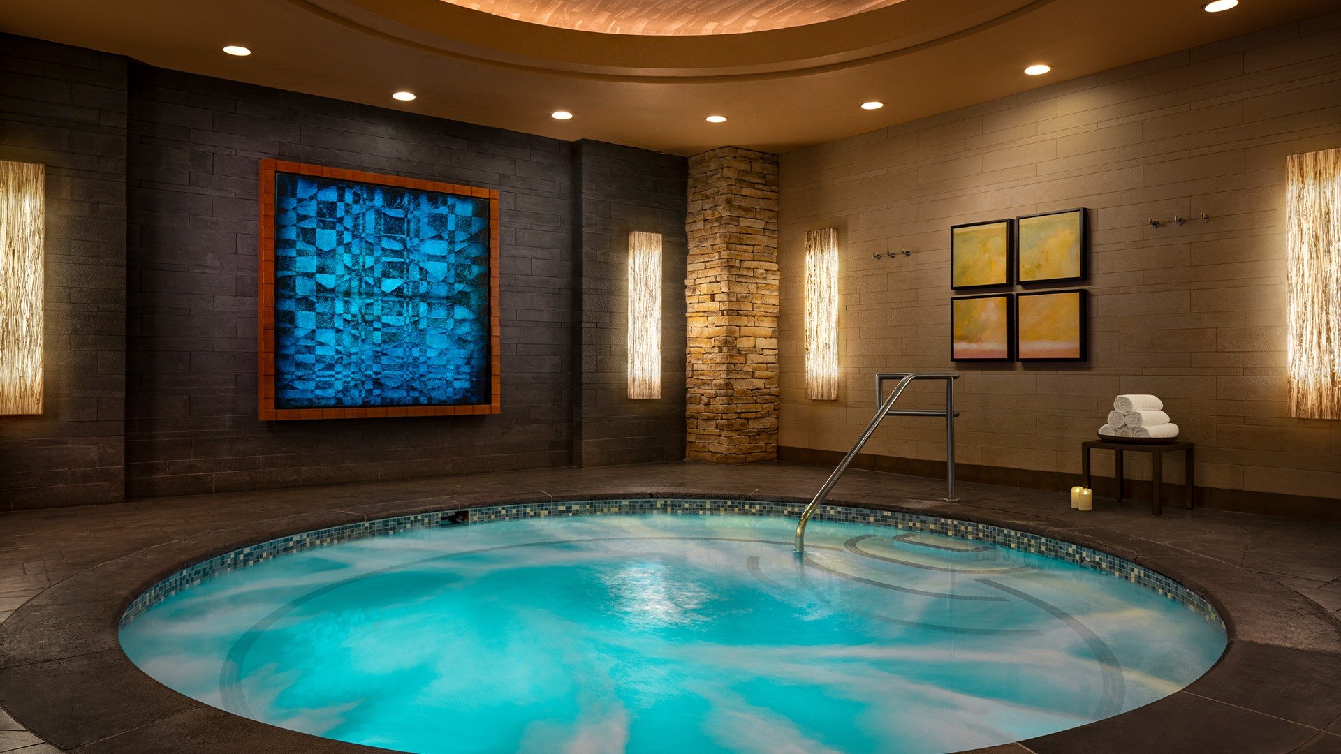 A bathhouse inside Qua Baths and Spa at Caesars Palace.
