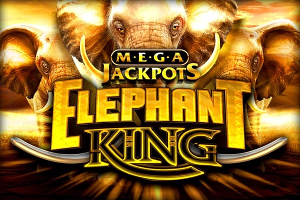Elephant King MegaJackpots Game Logo
