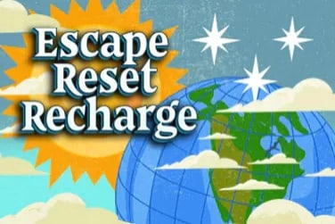Escape. Reset. Recharge. Game Logo