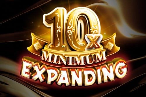 Expanding 10x Minimum Game Logo