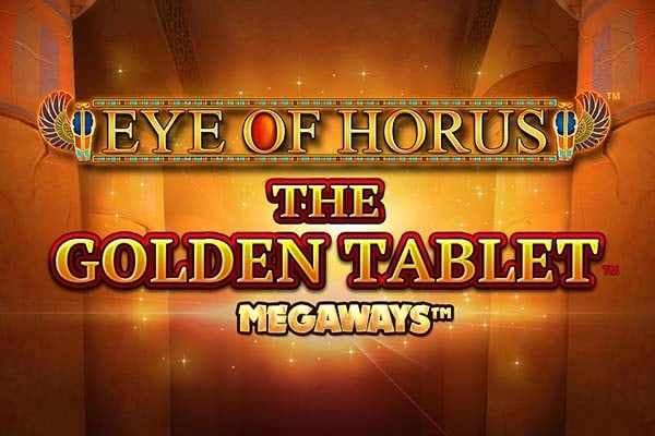 Eye of Horus The Golden Tablet Megaways Game Logo
