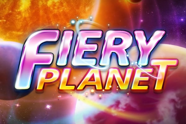 Fiery Planet Game Logo