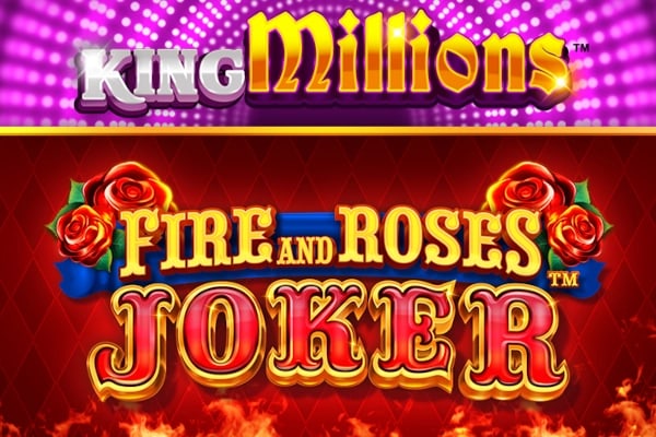 Fire and Roses Joker King Millions Game Logo