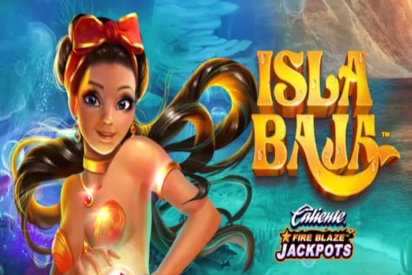 Fire Blaze Isla Baja Game Logo