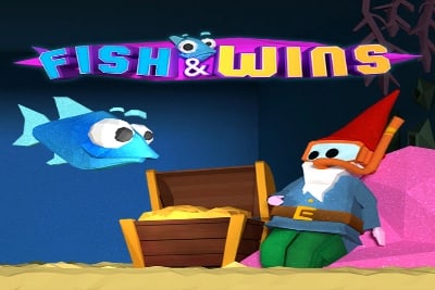 Fish &amp; Wins Game Logo