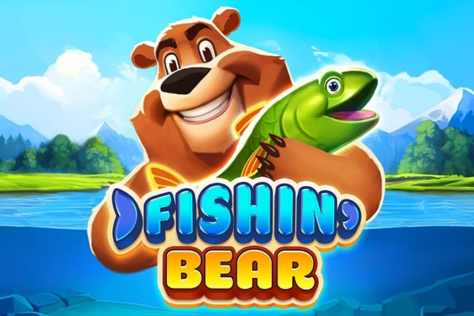 Fishin' Bear Game Logo