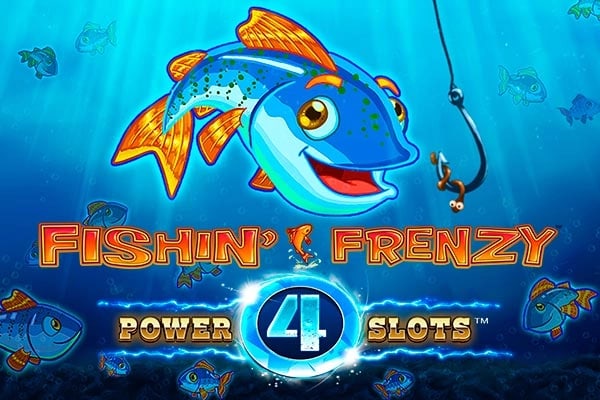 Fishin' Frenzy Power 4 Slots Game Logo
