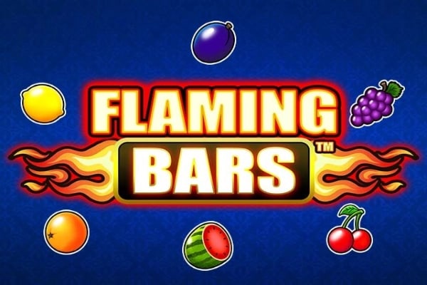 Flaming Bars Game Logo