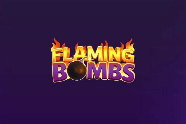Flaming Bombs Game Logo