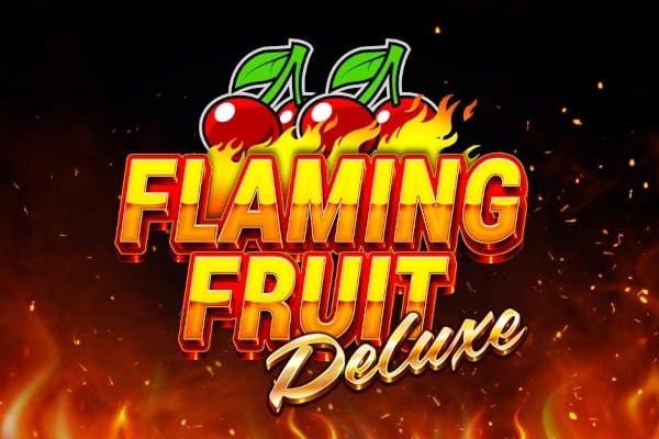 Flaming Fruit Deluxe Game Logo