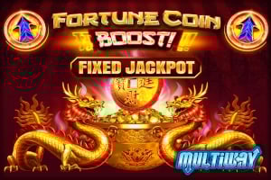 Fortune Coin Boost Fixed Jackpot Game Logo