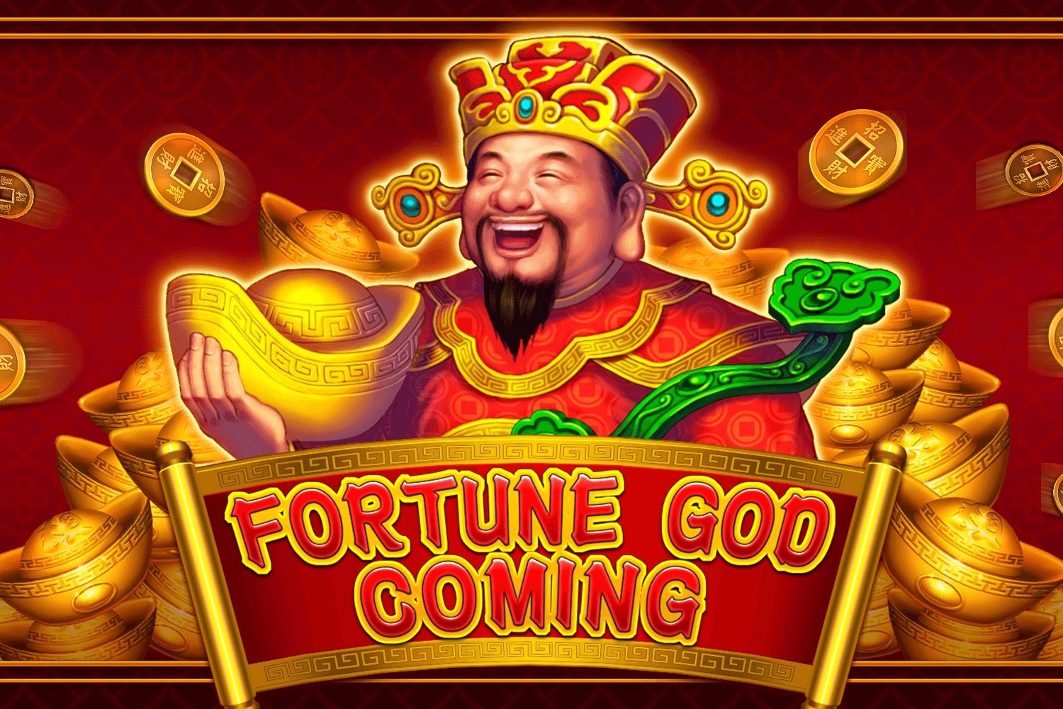 Fortune God Coming Game Logo