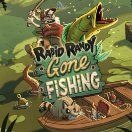Rabid Randy Gone Fishing Game Logo