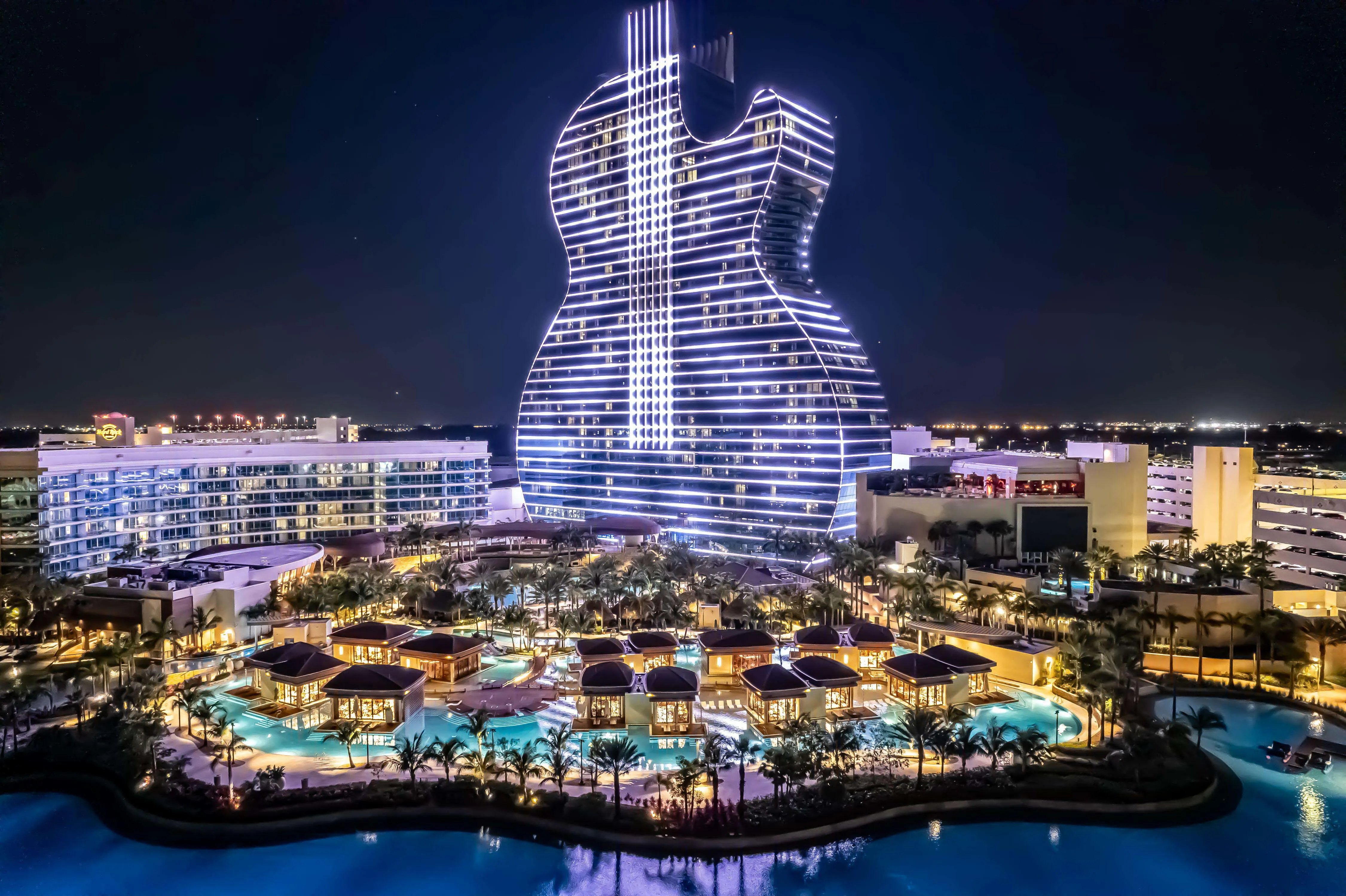 Seminole Hard Rock Guitar Hotel, Hollywood, Florida