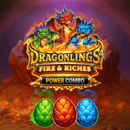 Dragonlings: Fire & Riches Power Combo Game Logo