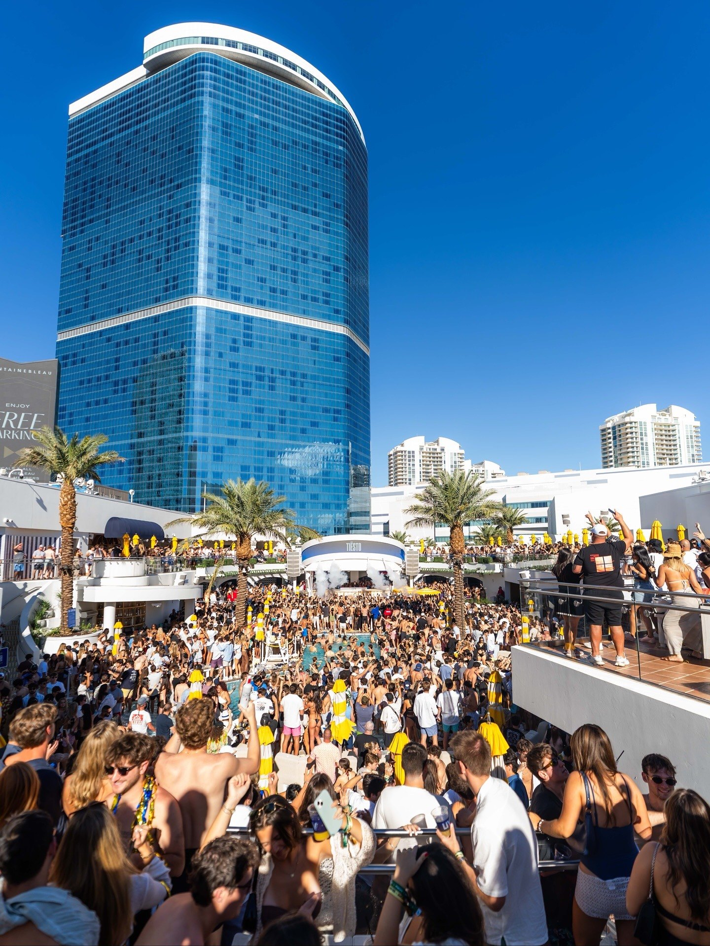 LIV Beach club on a busy day for Tiesto's last performance at the club last year.