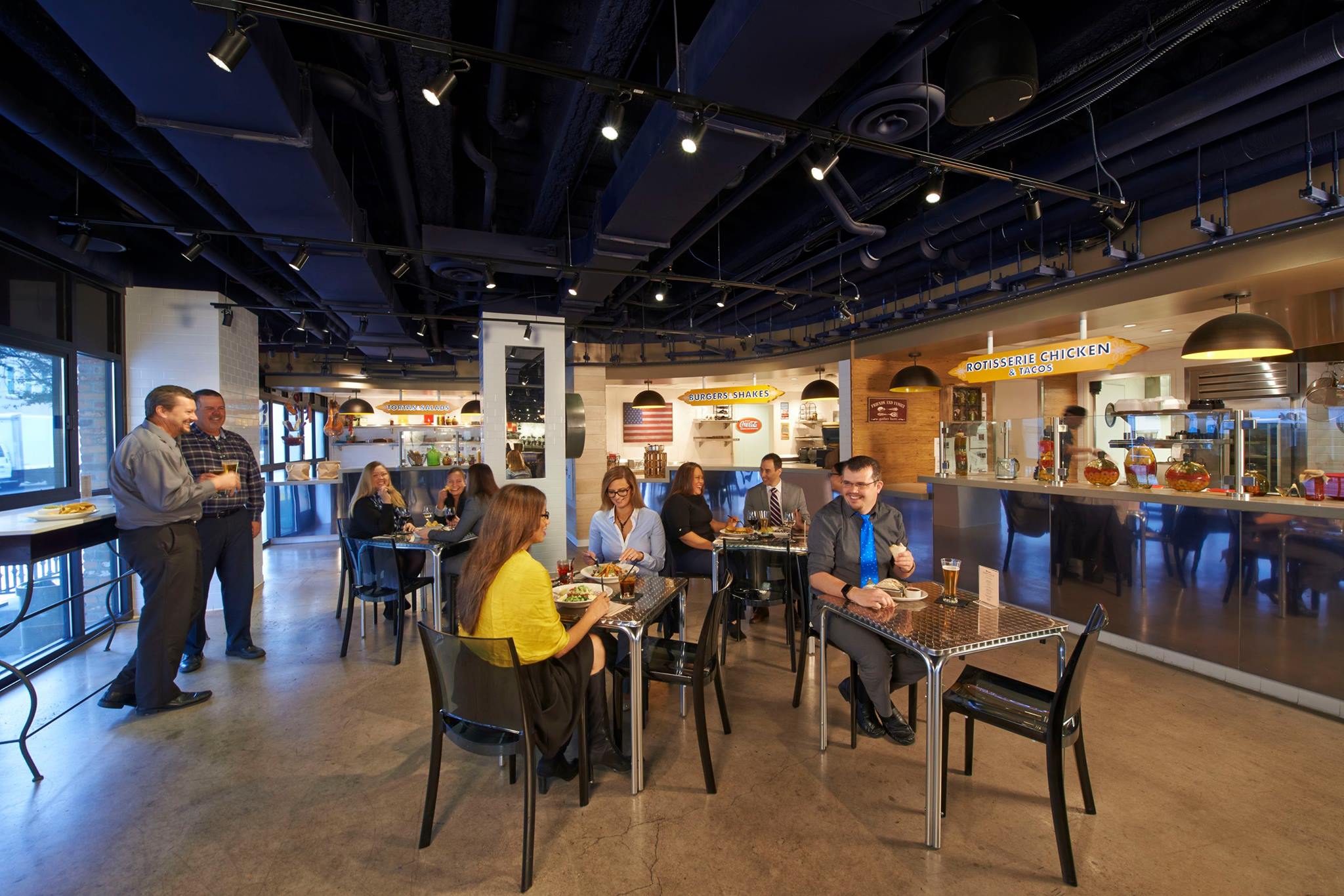 The Commissary food hall at Downtown Grand