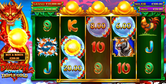 Dragon Power Triple Gold