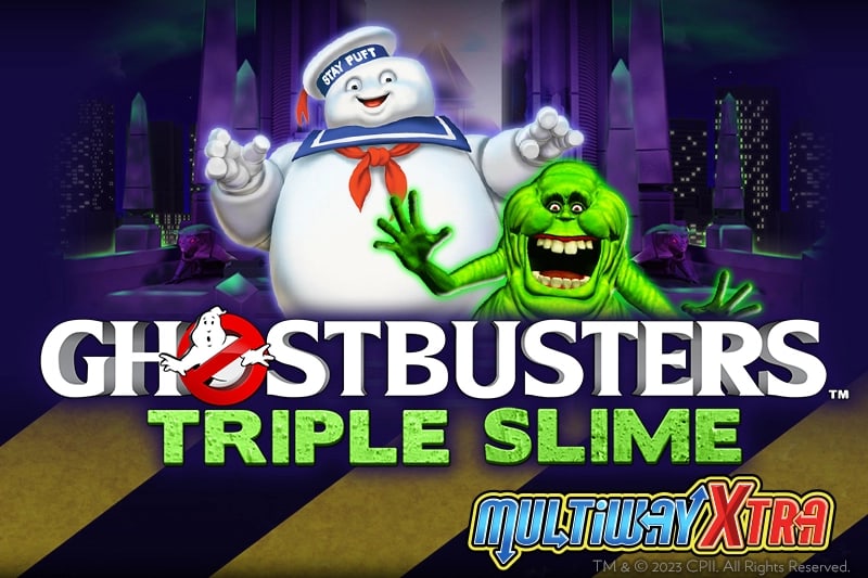Ghostbusters Triple Slime Game Logo