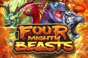 Four Mighty Beasts Game Logo