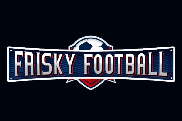 Frisky Football Game Logo